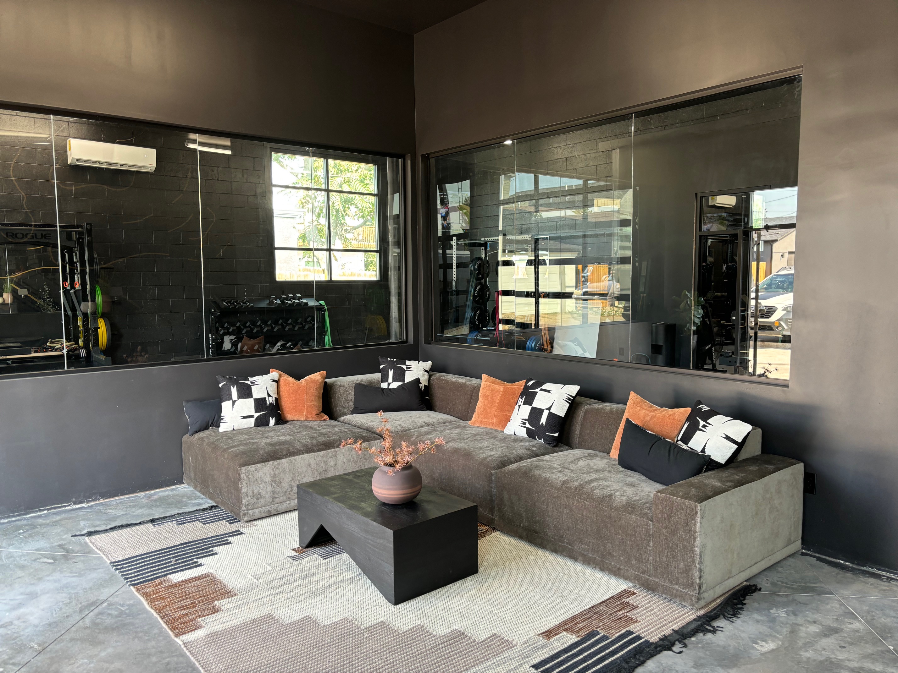 Custom glass installation in Denver home
