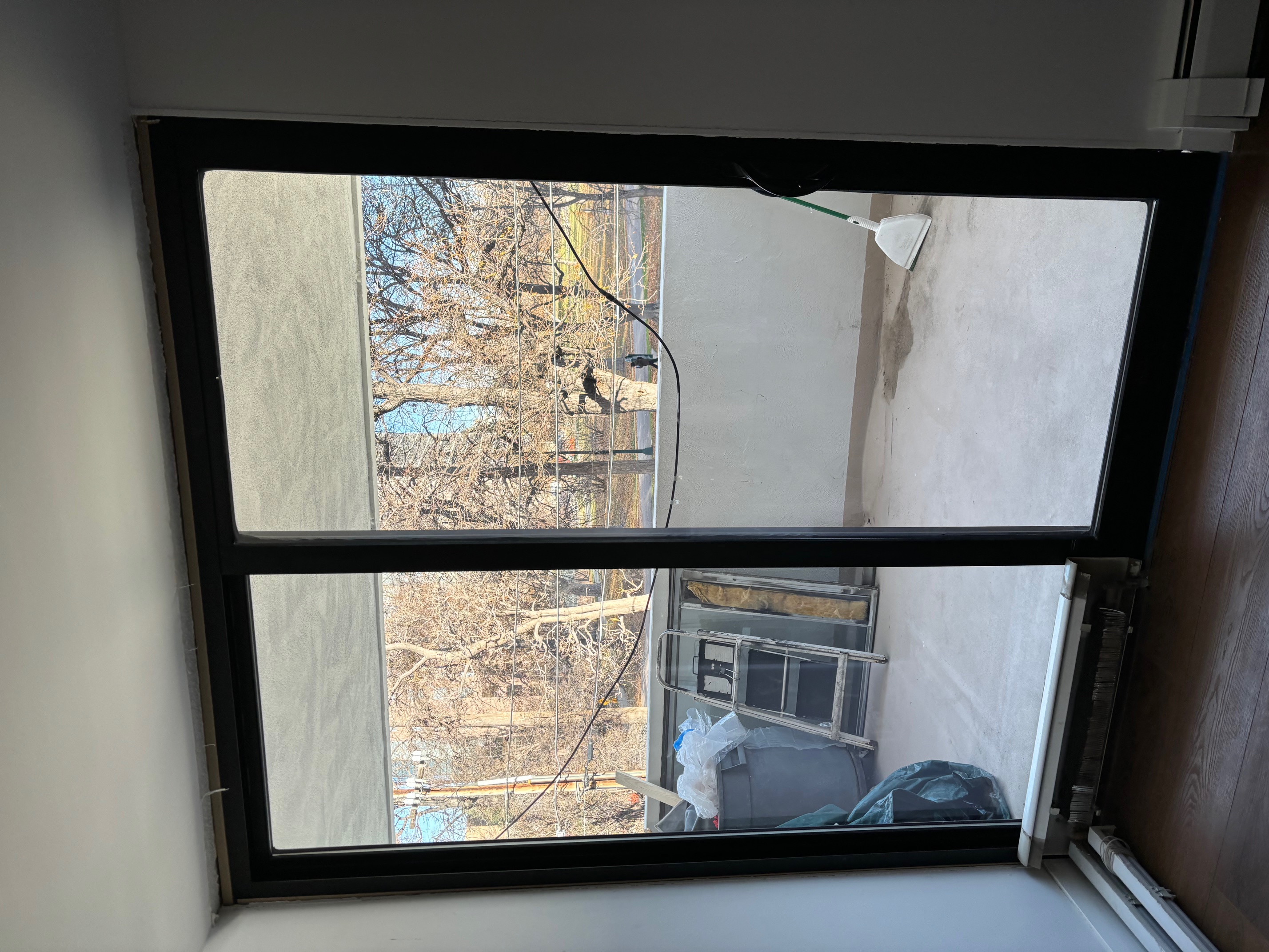 Custom mirror installation in Denver residence